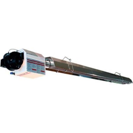 COMBUSTION RESEARCH CORPORATION Omega II® Natural Gas Infrared Straight Tube Heater, 40' Tube Length, 75000 BTU 0915.40NG.S